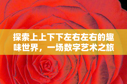 探索上上下下左右左右的趣味世界,一场数字艺术之旅,一场探索上下左右数字艺术之旅 探索上上下下左右左右的趣味世界,一场数字艺术之旅,一场探索上下左右数字艺术之旅