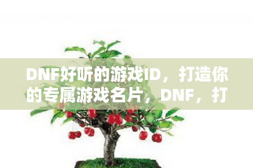 DNF好听的游戏ID图片