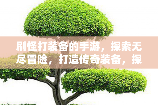 刷怪打装备的手游,探索无尽冒险,打造传奇装备,探索无尽冒险,打造传奇装备,刷怪打装备手游来袭! 刷怪打装备的手游,探索无尽冒险,打造传奇装备,探索无尽冒险,打造传奇装备,刷怪打装备手游来袭!