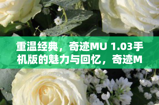 重温经典,奇迹MU 1.03手机版的魅力与回忆,奇迹MU 1.03手机版,重温经典,感受魅力与回忆 重温经典,奇迹MU 1.03手机版的魅力与回忆,奇迹MU 1.03手机版,重温经典,感受魅力与回忆