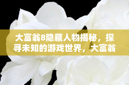 大富翁8隐藏人物揭秘,探寻未知的游戏世界,大富翁8隐藏人物大揭秘,探索未知的游戏世界 大富翁8隐藏人物揭秘,探寻未知的游戏世界,大富翁8隐藏人物大揭秘,探索未知的游戏世界