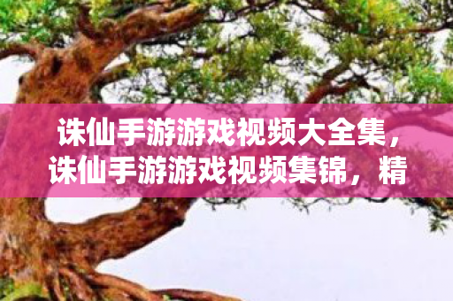 诛仙手游游戏视频大全集图片