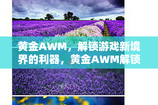黄金AWM解锁游戏新境界图片