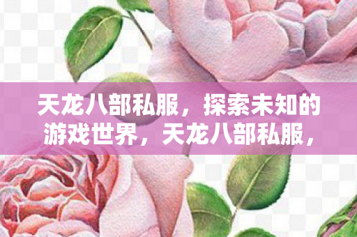 天龙八部私服,探索未知的游戏世界,天龙八部私服,探索未知的游戏世界之旅 天龙八部私服,探索未知的游戏世界,天龙八部私服,探索未知的游戏世界之旅