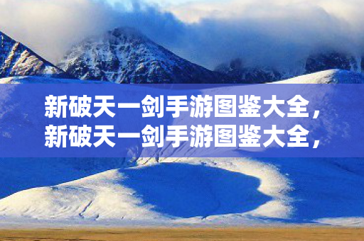 新破天一剑手游图鉴大全图片