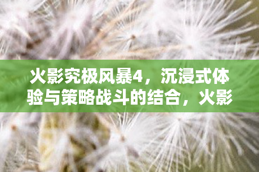 火影究极风暴4,沉浸式体验与策略战斗的结合,火影究极风暴4,沉浸式战斗与策略结合,打造全新游戏体验 火影究极风暴4,沉浸式体验与策略战斗的结合,火影究极风暴4,沉浸式战斗与策略结合,打造全新游戏体验
