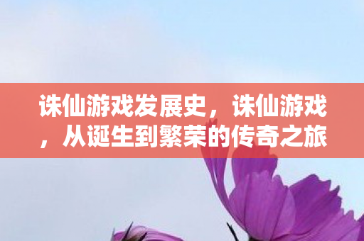 诛仙游戏发展史,诛仙游戏,从诞生到繁荣的传奇之旅 诛仙游戏发展史,诛仙游戏,从诞生到繁荣的传奇之旅
