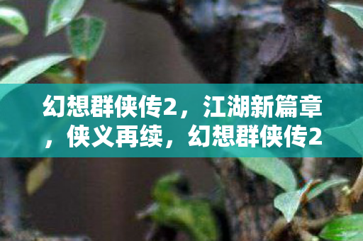 幻想群侠传2,江湖新篇章,侠义再续,幻想群侠传2,江湖新篇章,侠义再续 幻想群侠传2,江湖新篇章,侠义再续,幻想群侠传2,江湖新篇章,侠义再续