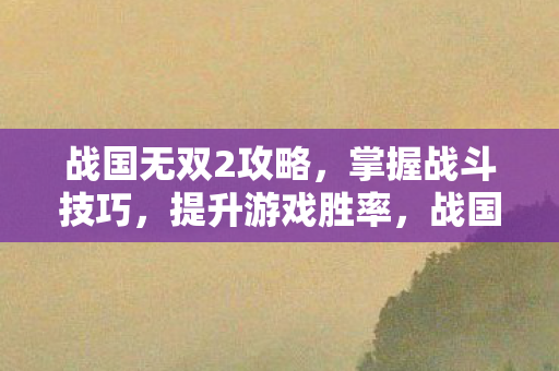 战国无双2攻略,掌握战斗技巧,提升游戏胜率,战国无双2,掌握战斗技巧,提升游戏胜率的攻略 战国无双2攻略,掌握战斗技巧,提升游戏胜率,战国无双2,掌握战斗技巧,提升游戏胜率的攻略