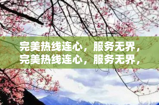 完美热线连心,服务无界,完美热线连心,服务无界,打造无缝客户体验 完美热线连心,服务无界,完美热线连心,服务无界,打造无缝客户体验
