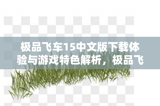 极品飞车15中文版下载体验与游戏特色解析,极品飞车15中文版,下载体验与游戏特色全解析 极品飞车15中文版下载体验与游戏特色解析,极品飞车15中文版,下载体验与游戏特色全解析