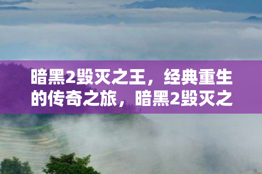 暗黑2毁灭之王,经典重生的传奇之旅,暗黑2毁灭之王,经典重生,传奇之旅再启 暗黑2毁灭之王,经典重生的传奇之旅,暗黑2毁灭之王,经典重生,传奇之旅再启