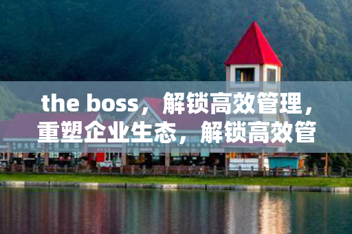 the boss,解锁高效管理,重塑企业生态,解锁高效管理,重塑企业生态,The Boss的领导力之道 the boss,解锁高效管理,重塑企业生态,解锁高效管理,重塑企业生态,The Boss的领导力之道
