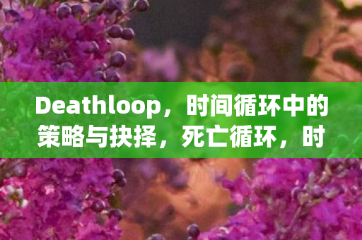 Deathloop，时间循环中的策略与抉择，死亡循环，时间循环中的策略与抉择