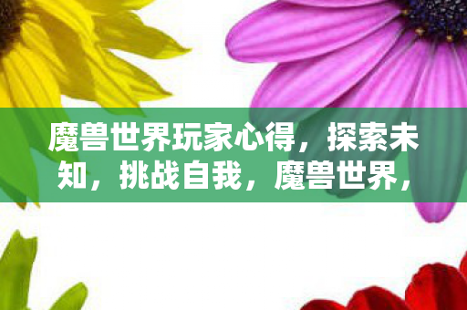 魔兽世界玩家心得,探索未知,挑战自我,魔兽世界,探索未知,挑战自我,玩家心得分享 魔兽世界玩家心得,探索未知,挑战自我,魔兽世界,探索未知,挑战自我,玩家心得分享