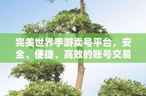 完美世界手游卖号平台,安全、便捷、高效的账号交易体验,安全、便捷、高效!在完美世界手游卖号平台享受顶级账号交易体验 完美世界手游卖号平台,安全、便捷、高效的账号交易体验,安全、便捷、高效!在完美世界手游卖号平台享受顶级账号交易体验